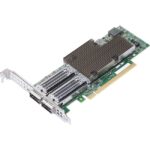 Broadcom Dual-Port 100 Gb/s QSFP56 Ethernet PCI Express 4.0 x16 Network Interface Card