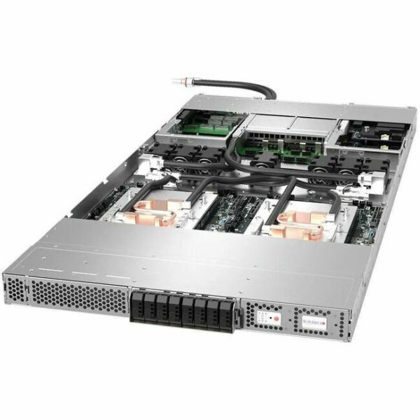 Supermicro ARS-121L-DNR Barebone System - 1U Rack-mountable - 1 x NVIDIA Grace