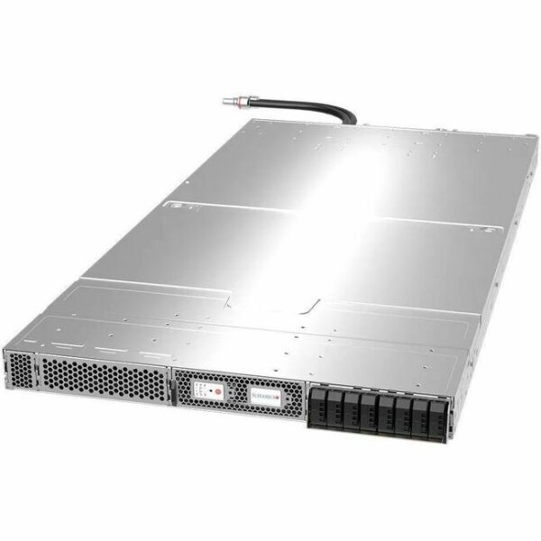 Supermicro ARS-111GL-NHR-LCC Barebone System - 1U Rack-mountable - 1 x NVIDIA Grace Hopper