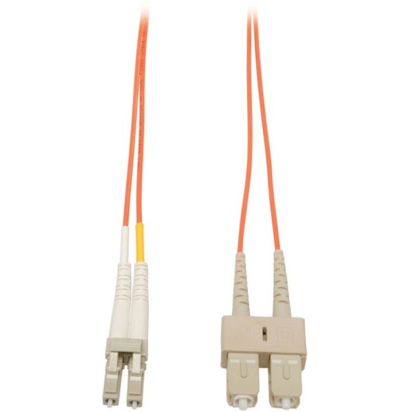 Tripp Lite by Eaton 15M Duplex Multimode 62.5/125 Fiber Optic Patch Cable LC/SC 50' 50ft 15 Meter