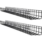 Tripp Lite by Eaton Wire Mesh Cable Tray - 150 x 100 x 1500 mm (6 in. x 4 in. x 5 ft.) 2-Pack