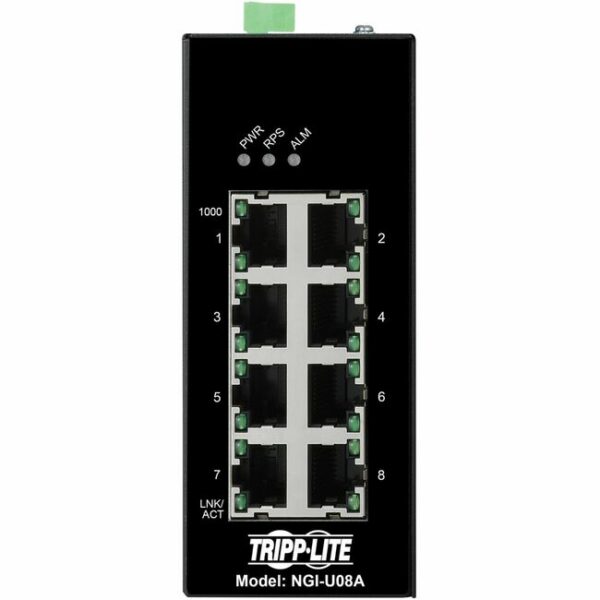 Tripp Lite by Eaton 8-Port Unmanaged Industrial Gigabit Ethernet Switch - 10/100/1000 Mbps