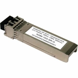 Tripp Lite by Eaton SFP+ Transceiver - 10GBase-SR, LC Duplex MMF, 10 Gbps, 850 nm, 400 m (1312 ft.)