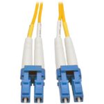 Tripp Lite by Eaton 1M Duplex Singlemode 9/125 Fiber Optic Patch Cable LC/LC 3' 3ft 1 Meter