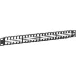 Tripp Lite by Eaton 48-Port 1U Rack-Mount Unshielded Blank Keystone/Multimedia Patch Panel