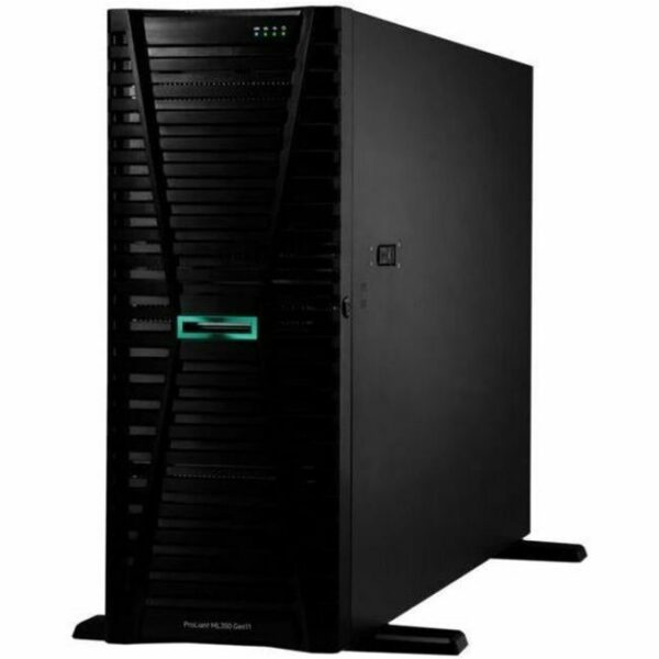 HPE ProLiant ML350 G11 4U Tower Server - 1 x Intel Xeon Silver 4410Y 2 GHz - 64 GB RAM - 960 GB SSD - (2 x 480GB) SSD Configuration - Serial Attached SCSI (SAS)