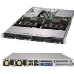 Supermicro SuperServer 6019U-TN4RT Barebone System - 1U Rack-mountable - Socket P LGA-3647 - 2 x Processor Support