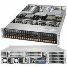 Supermicro A+ Server 2123US-TN24R25M Barebone System - 2U Rack-mountable - Socket SP3 - 2 x Processor Support