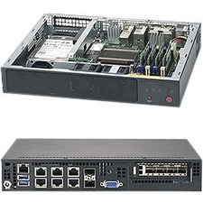 Supermicro SuperServer E300-9A-16CN8TP 1U Mini PC Server - 1 x Intel Atom C3958 2 GHz - Serial ATA/600 Controller