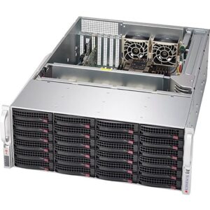 Supermicro SuperServer SSG-640P-E1CR24L Barebone System - 4U Rack-mountable - Socket LGA-4189 - 2 x Processor Support