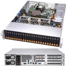 Supermicro A+ Server 2114S-WN24RT Barebone System - 2U Rack-mountable - Socket SP3 - 1 x Processor Support - AMD