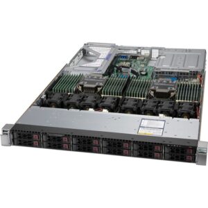 Supermicro SuperServer SYS-120U-TNR Barebone System - 1U Rack-mountable - Socket LGA-4189 - 2 x Processor Support