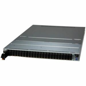 Supermicro SuperServer SSG-121E-NES24R Barebone System - 1U Rack-mountable - Socket LGA-4677 - 2 x Processor Support