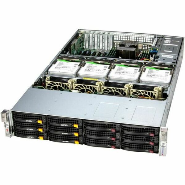 Supermicro SuperServer 621E-ACR16H Barebone System - 2U Rack-mountable - Socket LGA-4677 - 2 x Processor Support