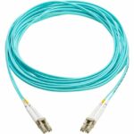 Eaton Tripp Lite Series 10Gb Duplex Multimode 50/125 OM3 OFNP Fiber Patch Cable (LC/LC) - Aqua