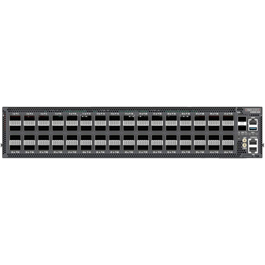 Edge-Core AIS800-64D 64x800G QSFP-DD800 Port 51.2T AI/ HPC/Spine SONiC ...