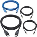 Tripp Lite by Eaton Cable Kit DisplayPort KVM Cable Kit for Tripp Lite by Eaton B005-DPUA2-K and B005-DPUA4 KVM