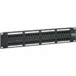 Eaton Tripp Lite Series 48-Port Cat6 Patch Panel - 4PPoE Compliant