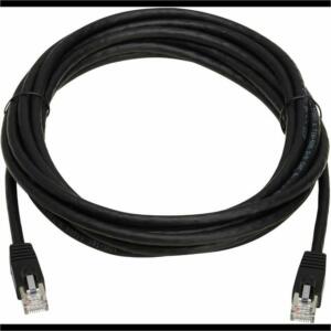 Eaton Tripp Lite Series Cat8 40G Snagless SSTP Ethernet Cable (RJ45 M/M), PoE, Black, 15 ft. (4.6 m)