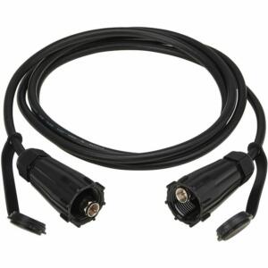 Eaton Tripp Lite Series Rigid Industrial RF Coaxial Cable (M/M) - IP68, F-Type Connectors, 10 ft. (3.1 m), Black