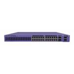 Extreme Networks 5720-24MXW front view with optional VIM uplink module shown