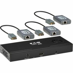 Eaton Tripp Lite Series 3-Port DisplayPort to DisplayPort Splitter/Extender Kit over Cat6