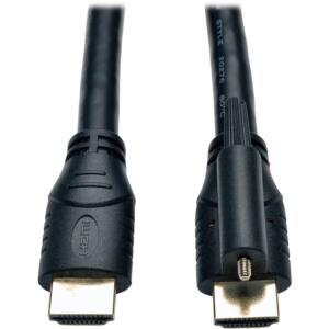 Eaton Tripp Lite Series High Speed HDMI Cable with Ethernet and Locking Connector