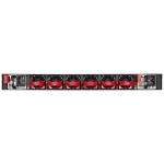 Edge-Core EXP100-32X rear panel showing two power supplies and six fan modules