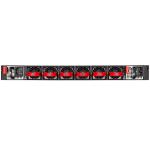 Edge-Core EXP400-32X rear panel showing two power supplies and six fan modules