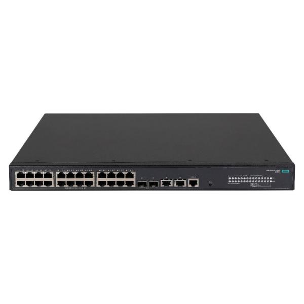 HPE Comware 5140EI 24-Port PoE Ethernet Switch front view