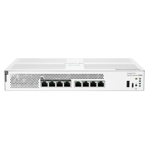 HPE Networking Instant On 1840 8-Port Ethernet Switch front view