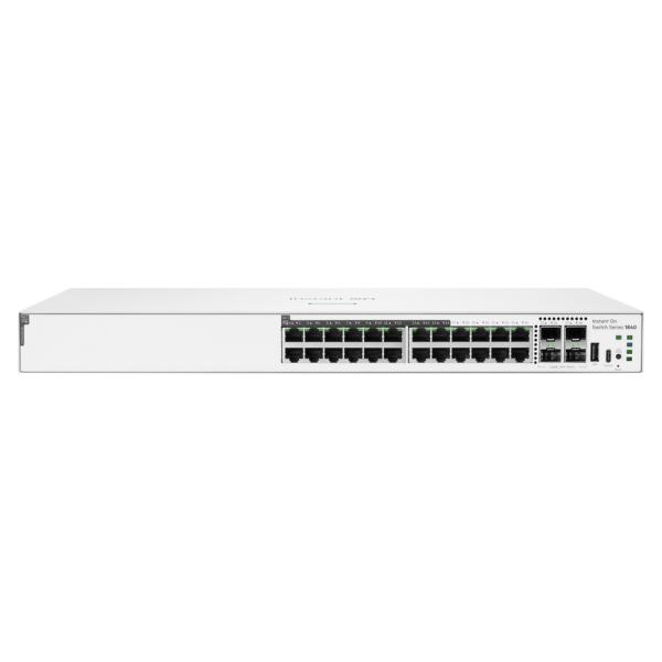 HPE Networking Instant On 1840 24-Port PoE Ethernet Switch front view