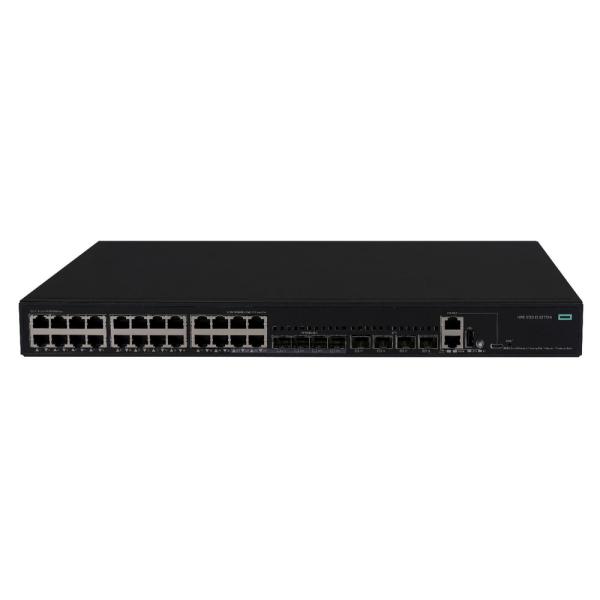 HPE Comware 5150EI 24-Port PoE Ethernet Switch front view