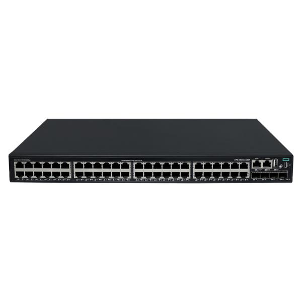 HPE Comware 2150 48-Port PoE Ethernet Switch front view