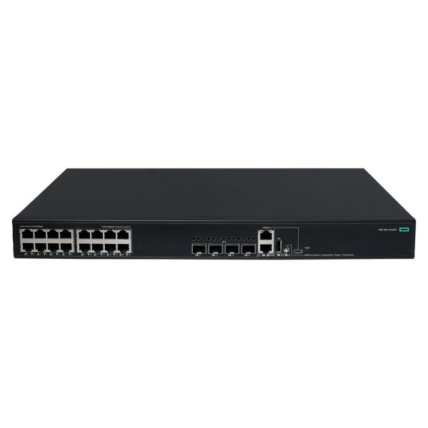 HPE Comware 2150 16-Port PoE Ethernet Switch front view