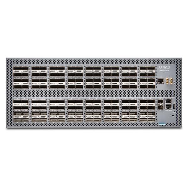 Juniper QFX5220-128C switch front view
