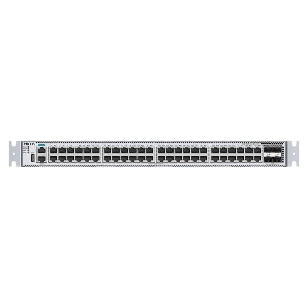Micas Networks M2-W6510-48GT4V-RD 48x1G RJ45 Ports Access Switch DC Power Rear-to-Front Airflow