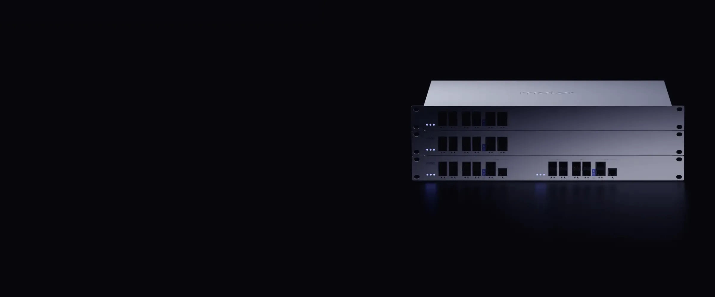 Meter F-Series firewall renderings.