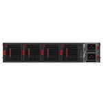 UfiSpace S9321-64E rear panel showing four fan modules and two power supplies