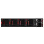 UfiSpace S9321-64EO rear panel showing four fan modules and two power supplies